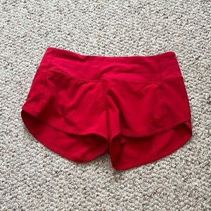 LULULEMON Red Shorts